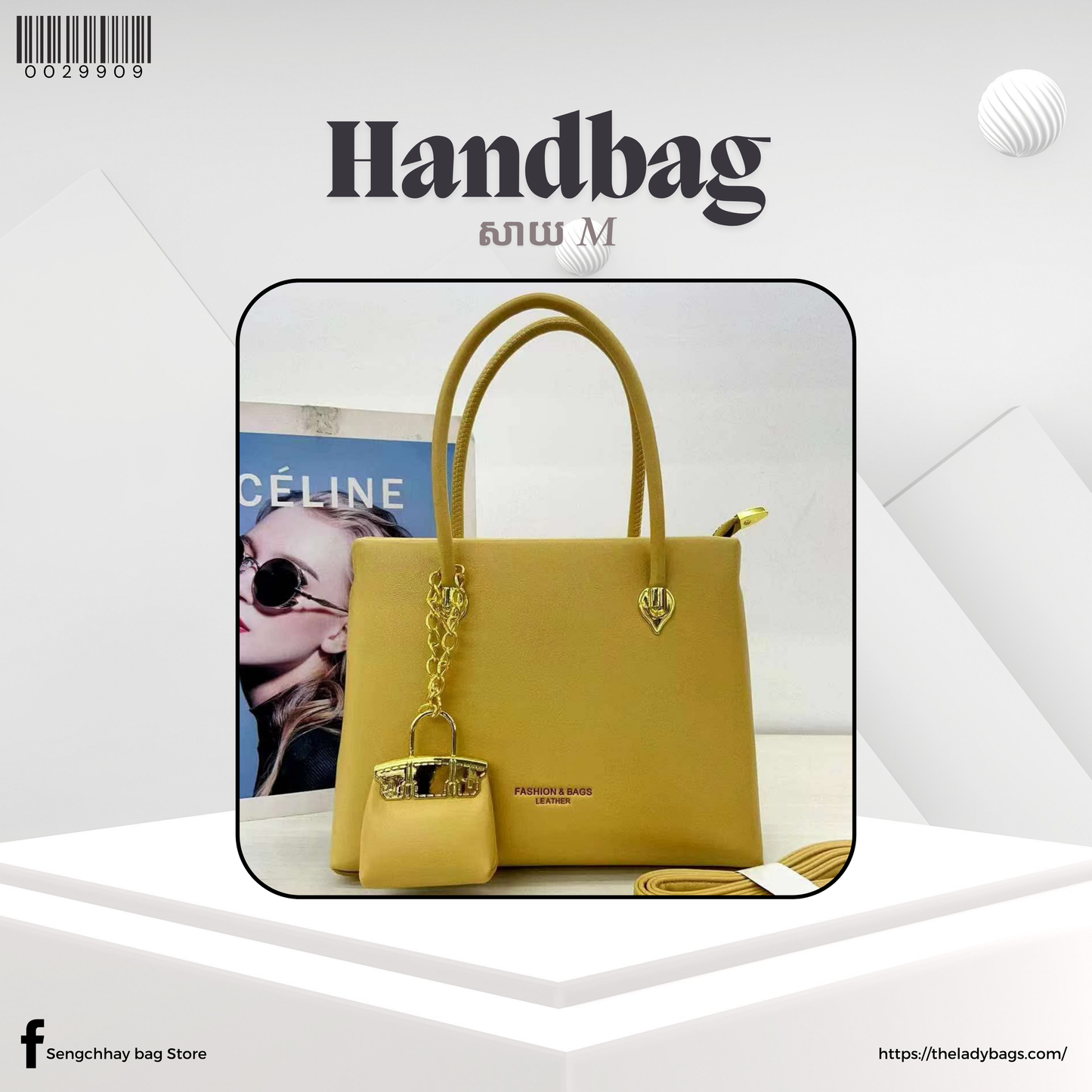Handbag Size M