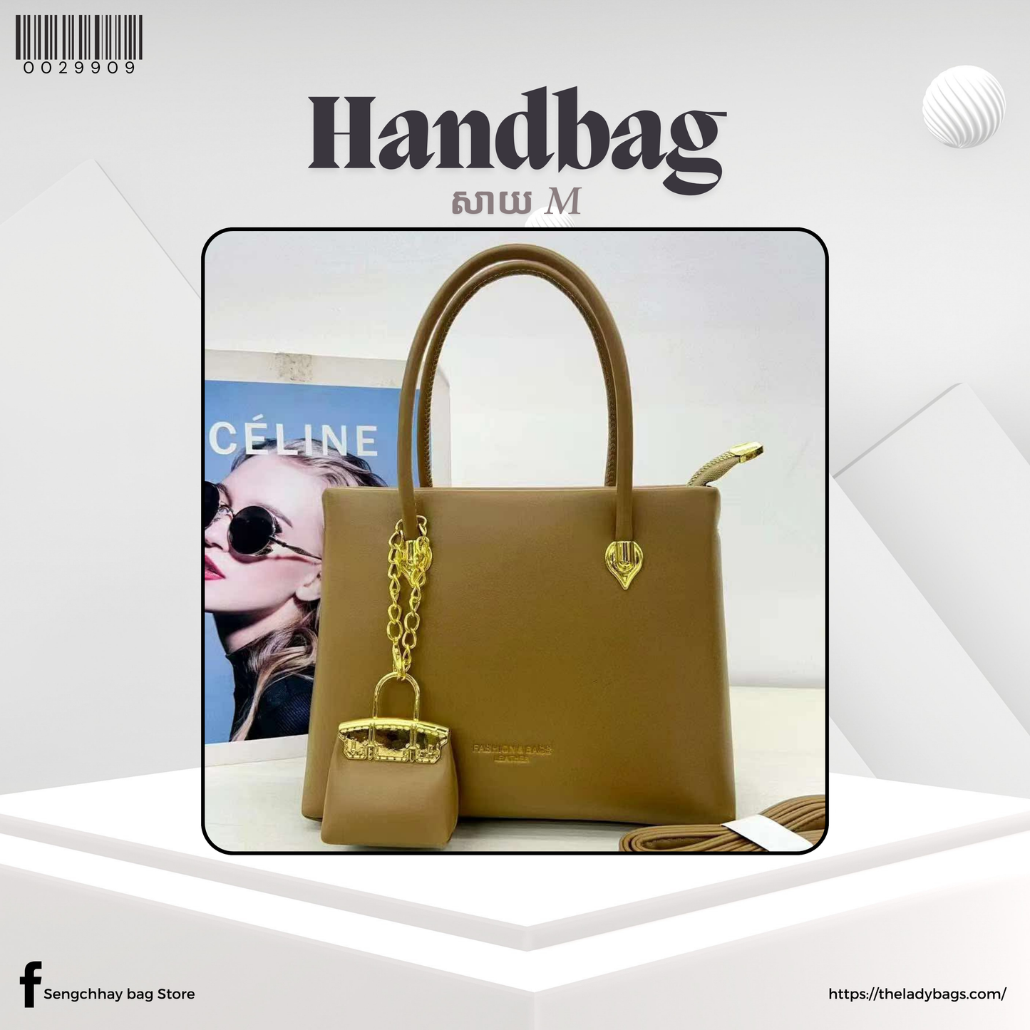 Handbag Size M