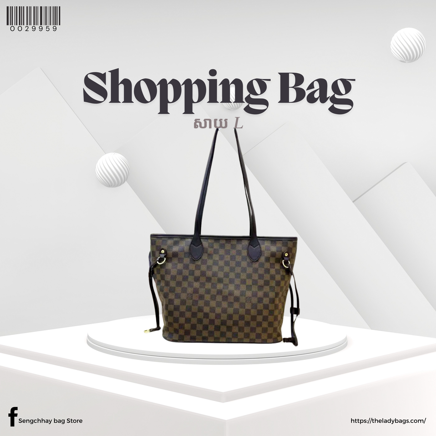 Shopping Bag Size L