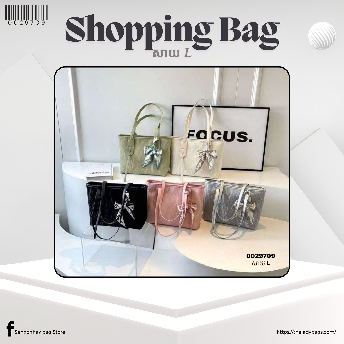 Shopping bag Size L