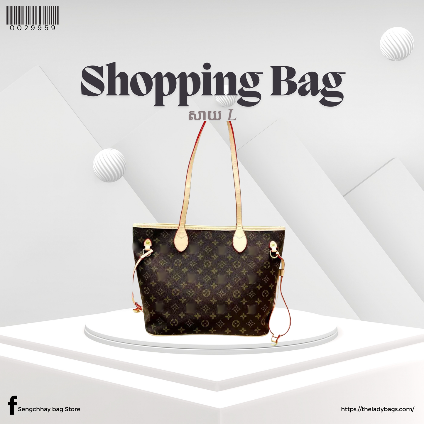 Shopping Bag Size L