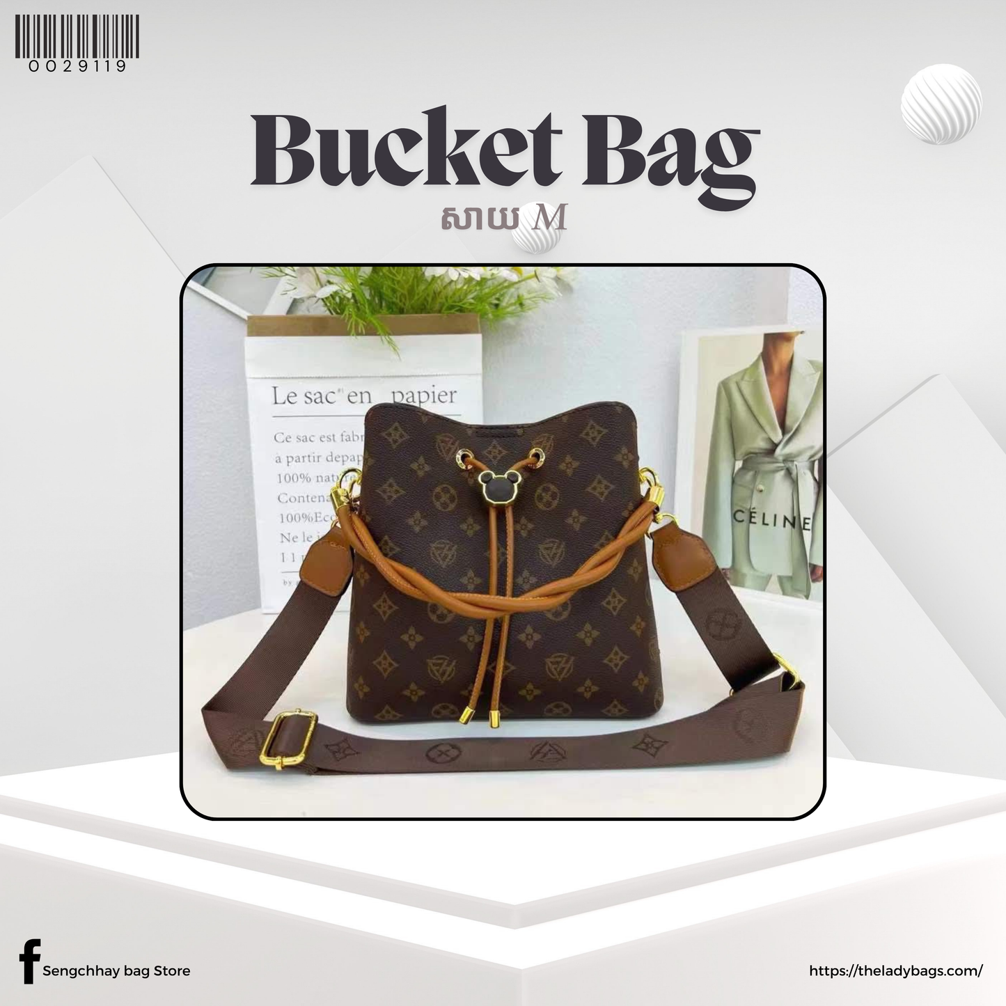 Bucket Bag Size M