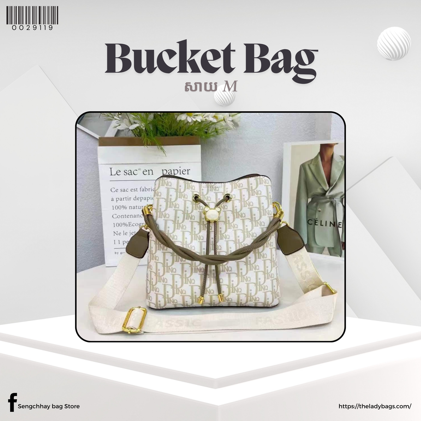 Bucket Bag Size M