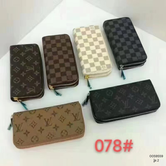 Wallet two zipper